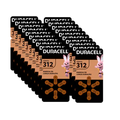 Kit 120 Pilhas Auditivas nº 312 Duracell