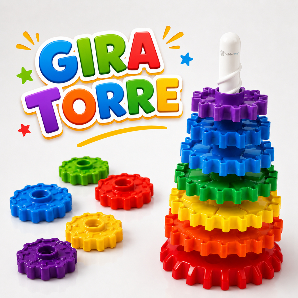Brinquedo Infantil Didático Giro Mágico Gira Gira Divertido e Educativo