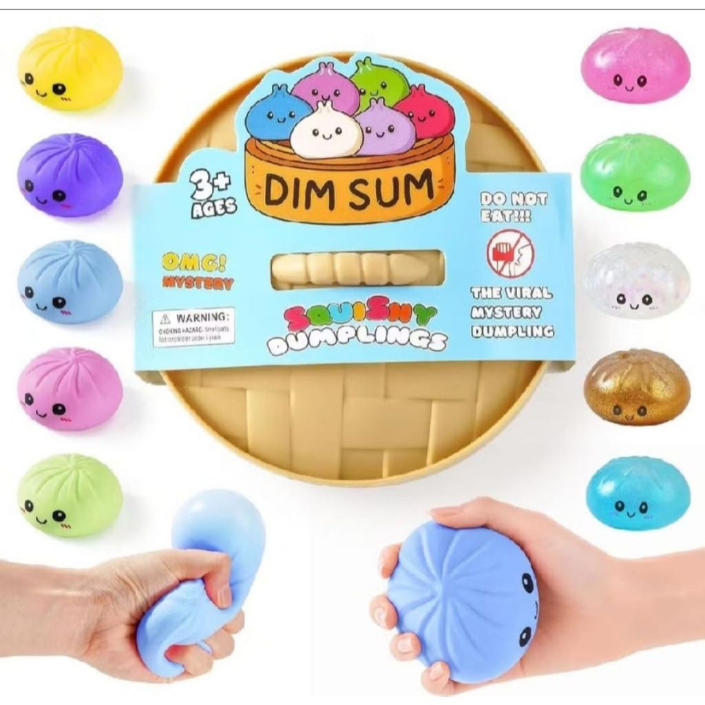 Squishy Dumpling Bolinho Surpresa Anti Estresse Viral TikTok