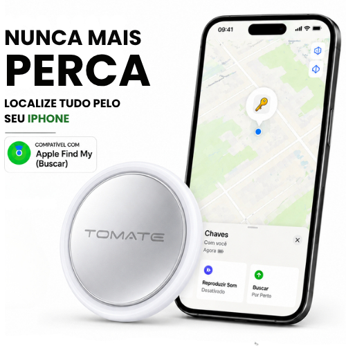 Rastreador Bluetooth Tomate Localizador Inteligente Apple Find My Buscar Chaves Mala Mochila Bolsa