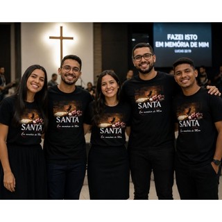 Camiseta/ Blusinha Cristã Para Ceia do Senhor/ Camiseta De Ceia