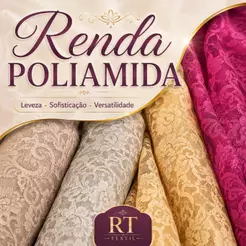8 Metros de Tecido Renda Poliamida 8m x 1,50 de largura