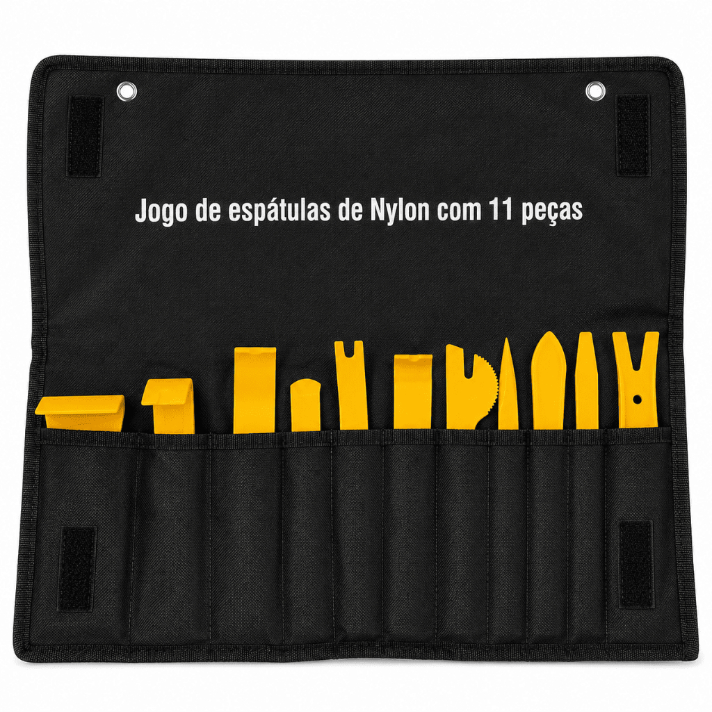 Jogo Espátulas Nylon Automotivas 11 Peças Vonder — imagem 2 de 2