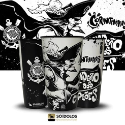 Copo Corinthians Mosqueteiro 550ml Licenciado Oficial Só Ídolos