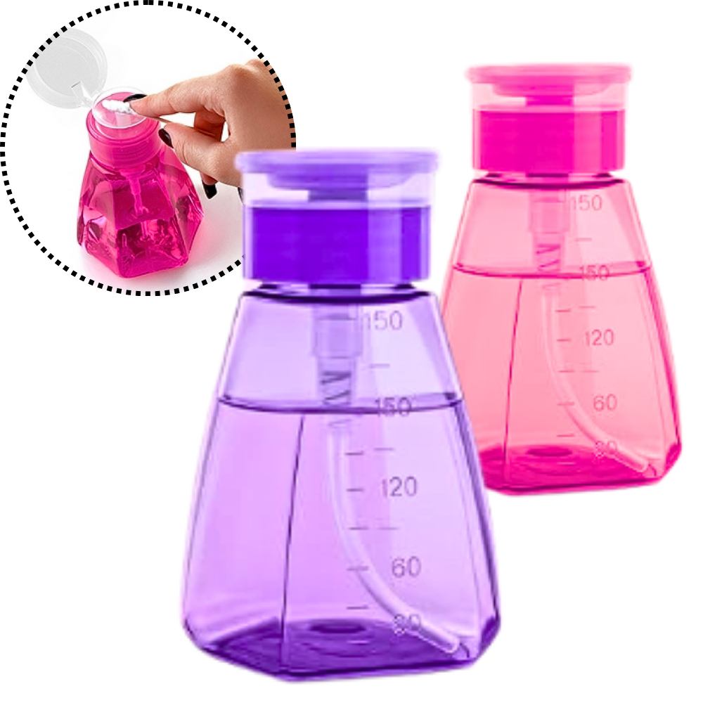 PORTA DOSADOR ACETONA COM TAMPA MANICURE