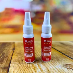 15 CORANTE SOFTGEL 15G VERMELHO BRILHANTE, PARA MORANGO DO AMOR (MAGO) (CHOCO)
