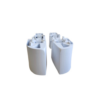 Kit De Pés Para Fogão Esmaltec 90mm Branco Original