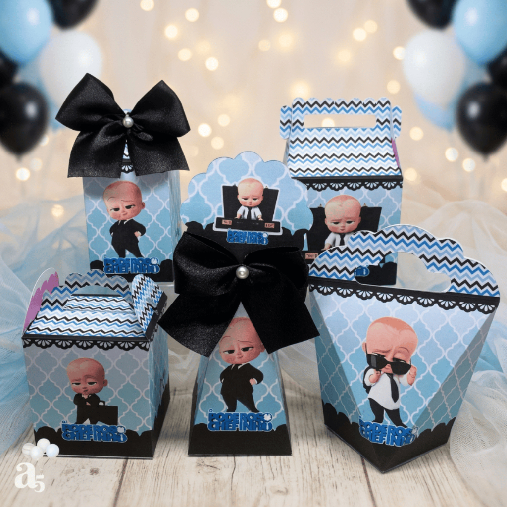 Kit Lembrancinhas O PODEROSO CHEFINHO Caixinha Festa Personalizadas PEGUE E MONTE