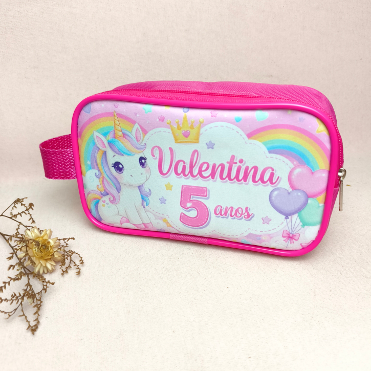 KIT 50/70 UNID Bolsinha lembrancinha de festa personalizadas de aniversário vários temas menino menina necessaire