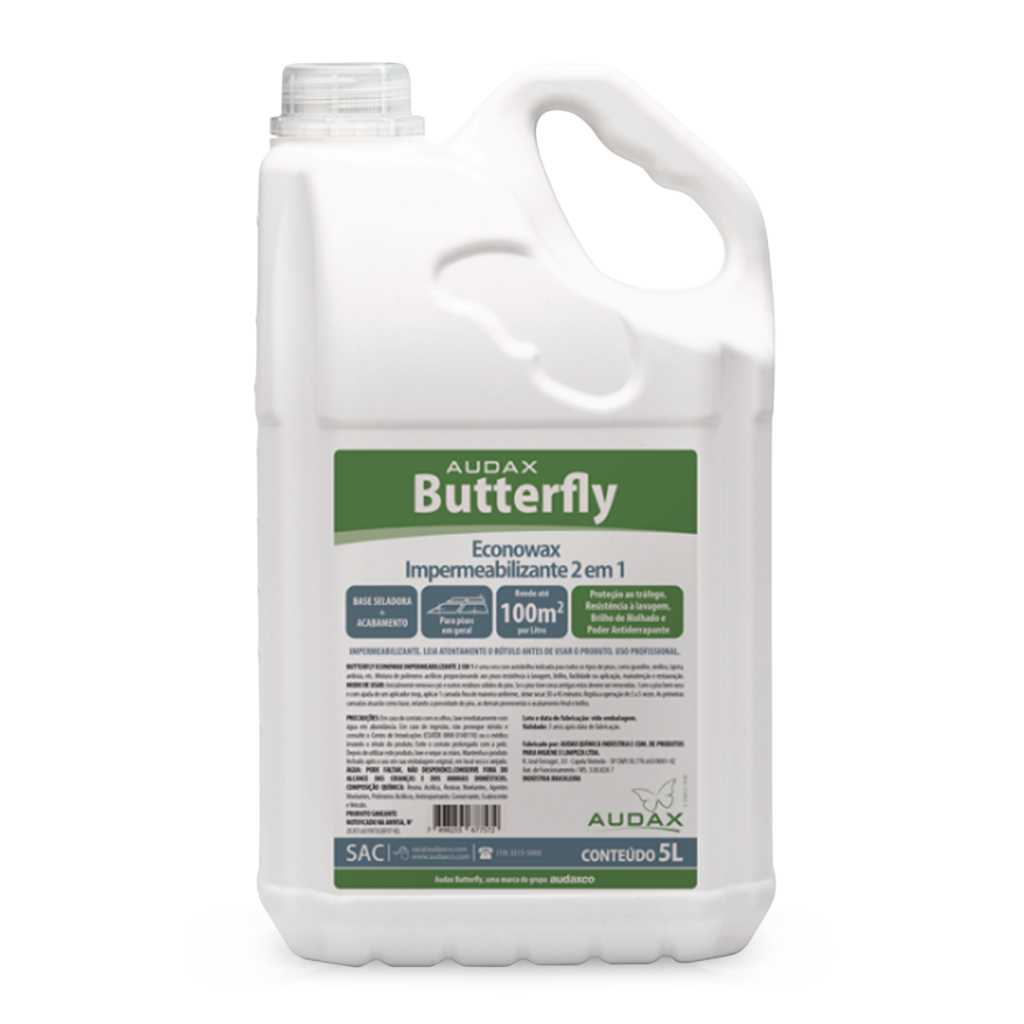 Cera Líquida Econowax Impermeabilizante 2 em 1 5L Butterfly