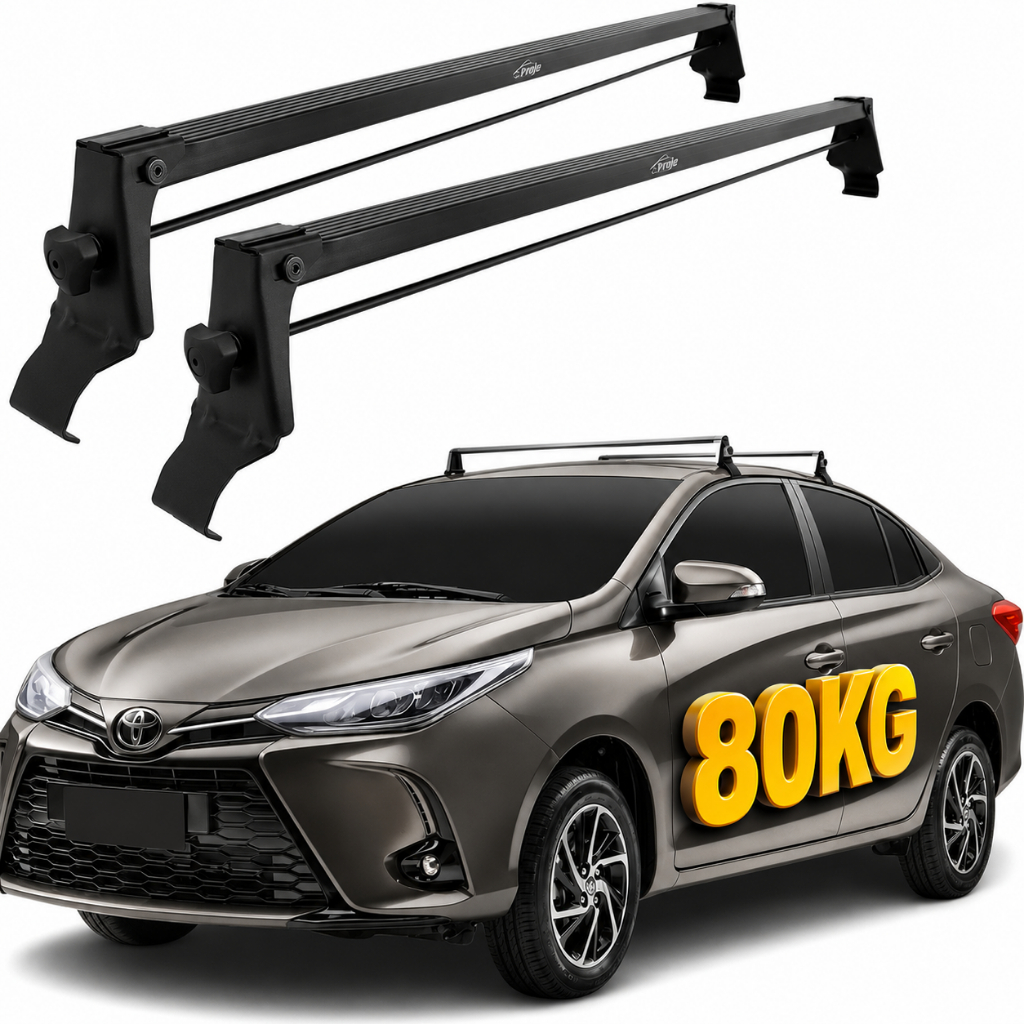 Rack De Teto Yaris Toyota Sedan 2020 21 22 23 24 2025 Vhip Preto