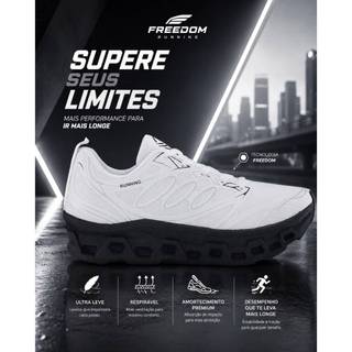 Tenis Masculino Escolar Academia Original FREEDOM Corrida Caminhada Lançamento PROMOCAO E…