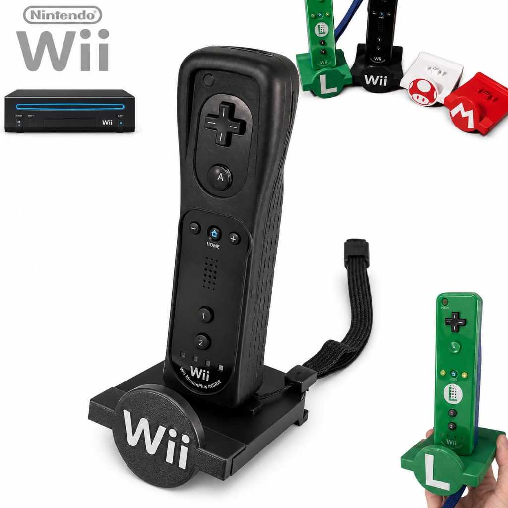 Suporte Mesa Controle Nintendo Wii - Wii Remote + Brinde Gamer