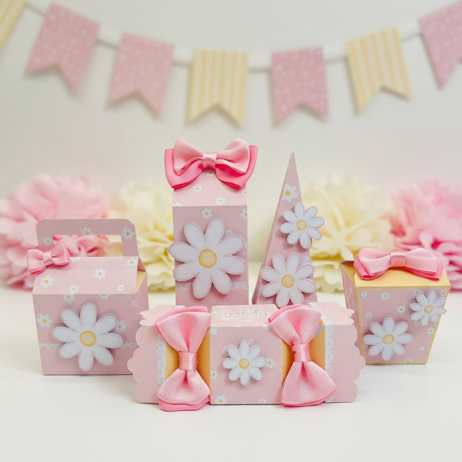 ENVIO RÁPIDO Kit Festa Margarida Flores Lembrancinha Aniversário Infantil