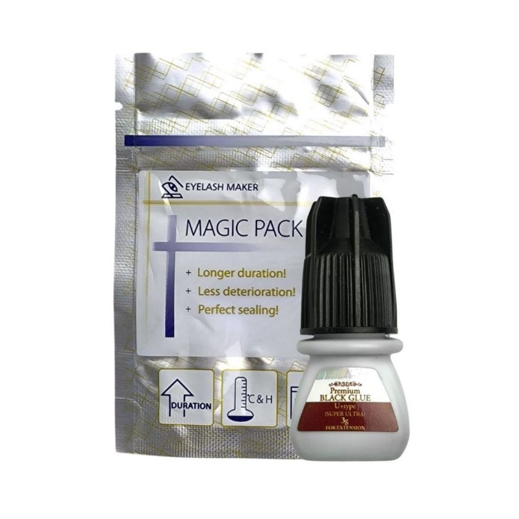 Cola Para Extensão de Cílios Premium Black Glue Super Ultra 3ml