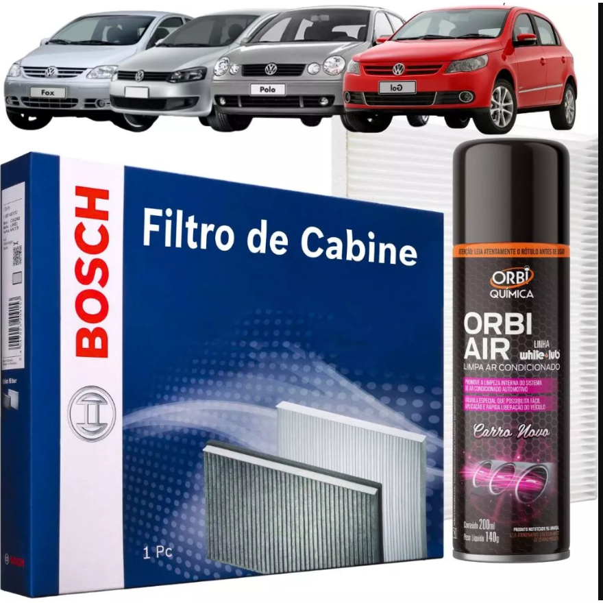 Filtro Ar Condicionado Vw Gol, Voyage, Saveiro G5 G6 G7 G8, Fox, Nivus, Polo, T-