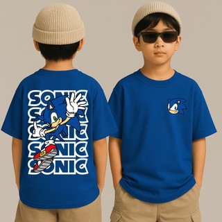 Camiseta Infantil Streetwear SONIC Ouriço Camisa 100% Algodão Lançamento