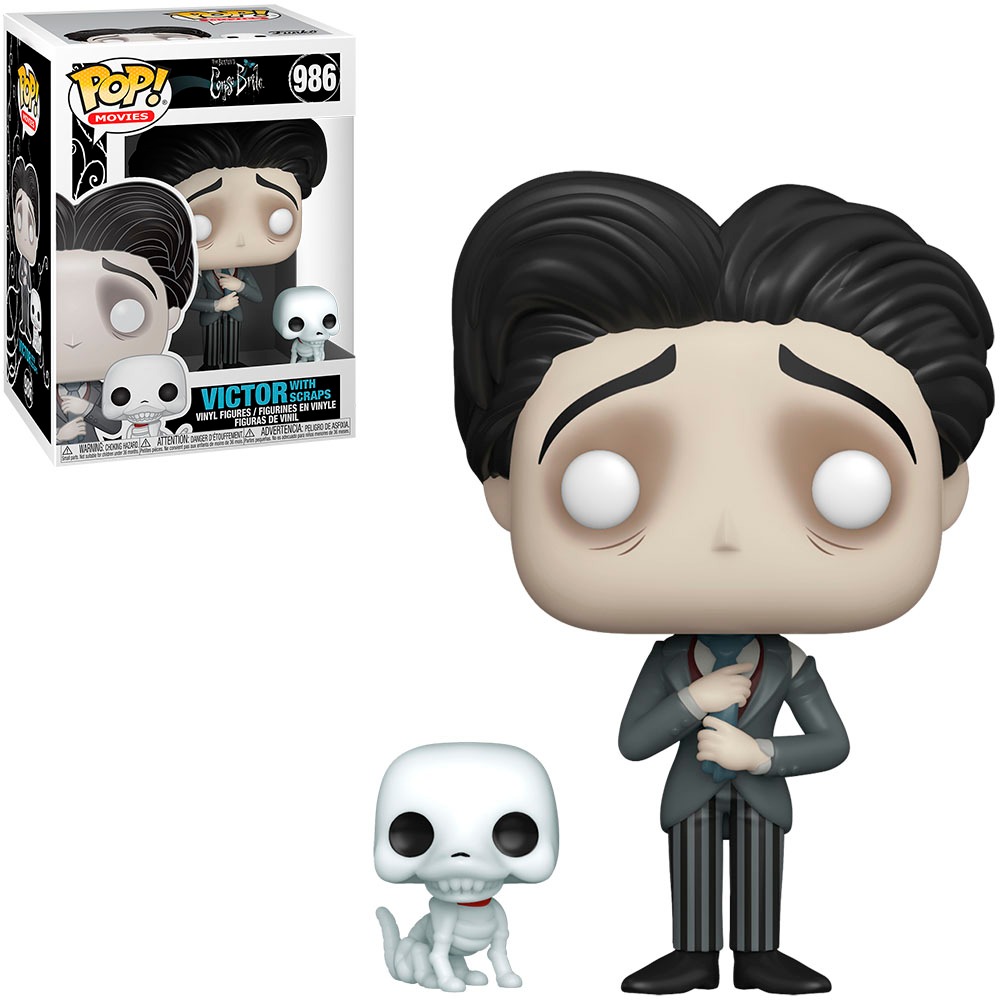 Boneco Funko Pop Victor C/ Scraps 986 Noiva Cadáver