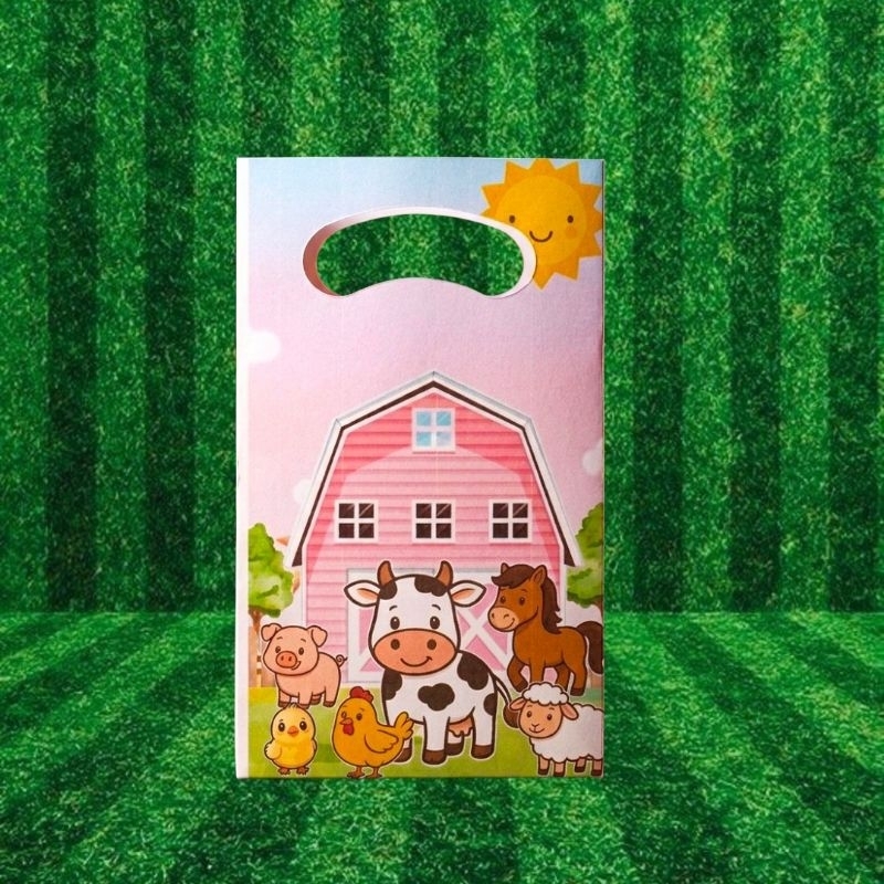 kit sacolinhas fazendinha  - kits festas aniversário infantil  - lembrancinhas fazendinha