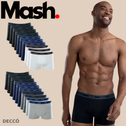 Kit 10 Cuecas Boxer Mash Masculina Original Confortável Macia Sem Costura Promoção Oferta