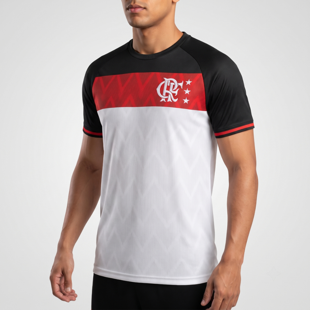 Camisa Flamengo Heritage Masculina Adulto Oficial Torcedor Futebol Original Dryfit