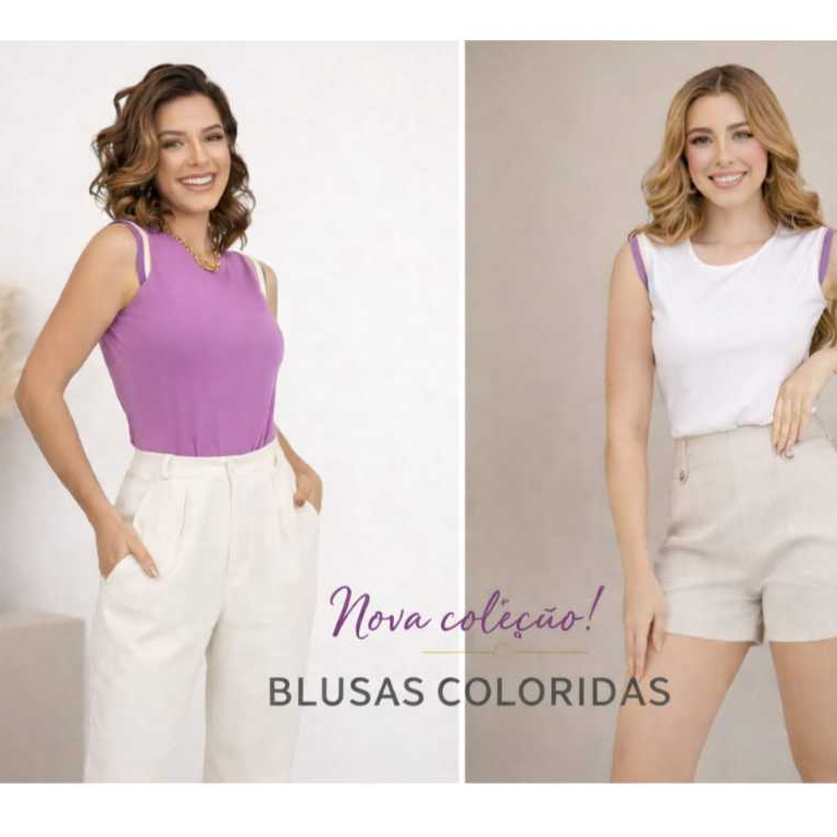 T-shirt Feminina com Listras Coloridas e Coração Dourado – Blusa Casual Estilosa e Confortável