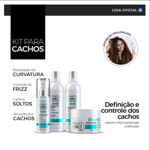 Kit Low Poo de Cachos: Hidrata Sem Ressecar os Fios | Twist Curls