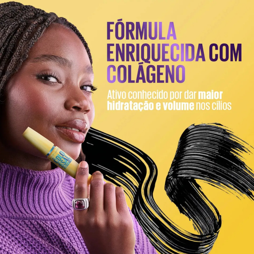 MÁSCARA DE CÍLIOS MAYBELLINE NY THE COLOSSAL À PROVA D'ÁGUA 8ML · foto 2