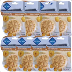 Kit 8 Pastilhas Aromatizante Ar Condicionado Ameixa Dourada BaClean