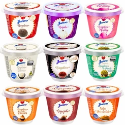 POTE JUNCO 400G BRIGADEIRO/BEIJINHO/MORANGO/CAJUZINHO/CHURROS - PRONTO PARA ENROLAR