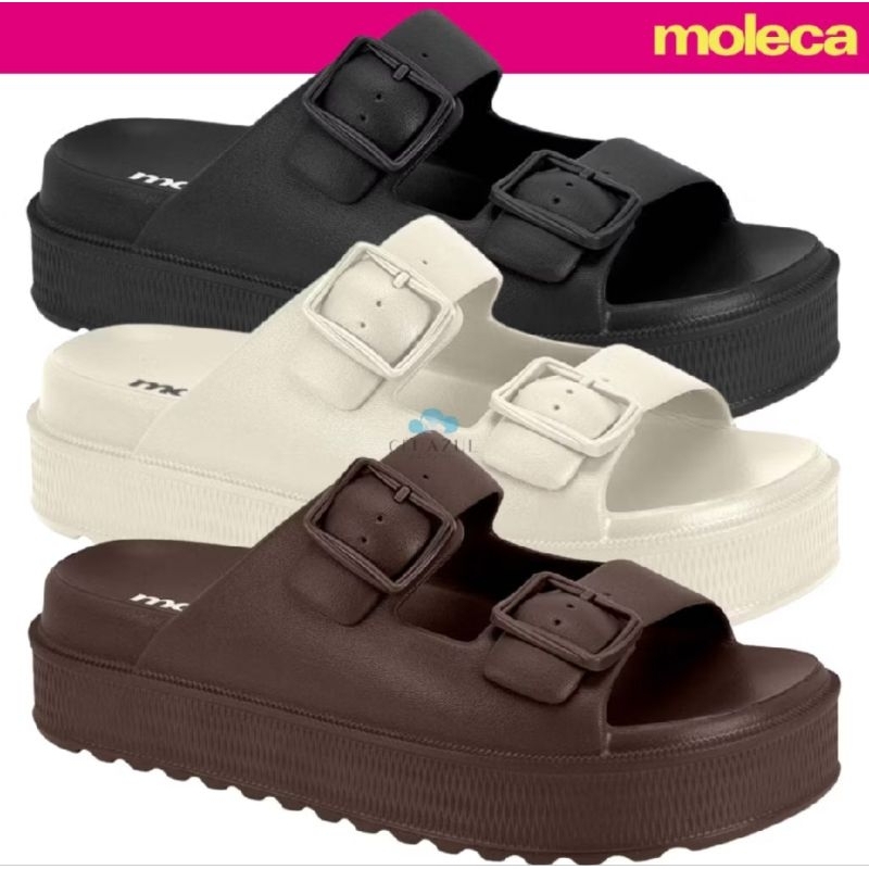 Chinelo Slide Birken MOLECA Feminina Plataforma EVA Nuvem Fivela Muito Leve Macia Confortável 5577.100
