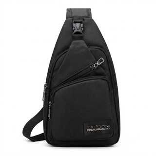 Shoulder Bag Masculina Bolsa Transversal Tiracolo USB Porta Celular Carteira Multiuso Casual