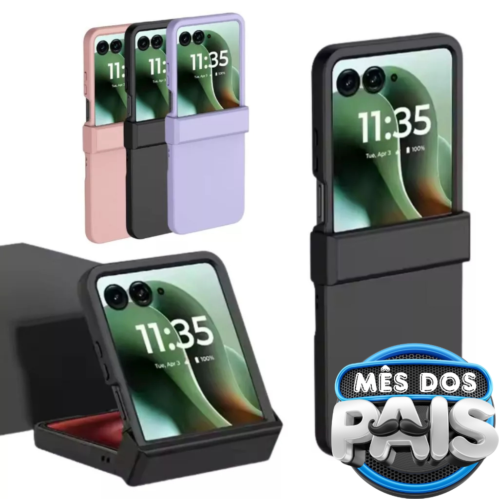 Capa Case para Motorola Razr 60 Ultra com Proteção no Meio