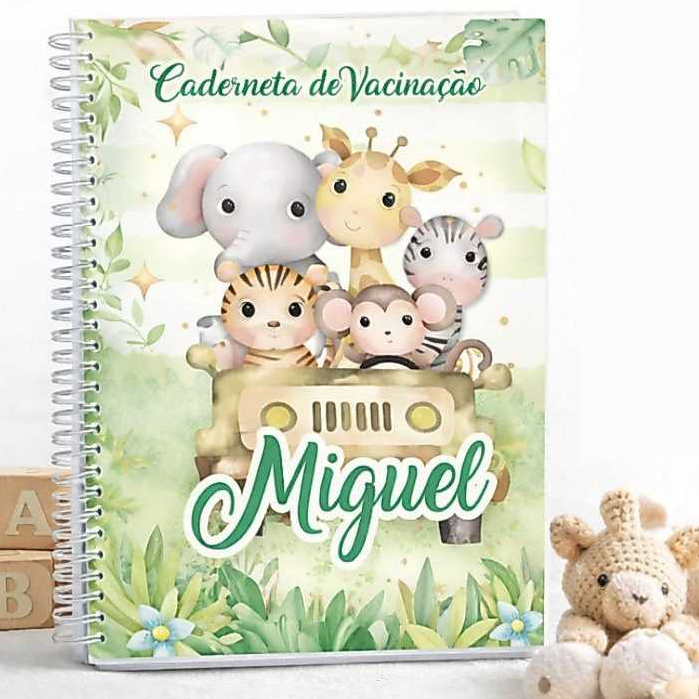 Caderneta de vacinação personalizada astronauta /menino