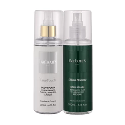 Kit Body Splash Urban Homme e Fine Touch Barbour's Beauty 200ml