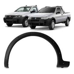 Moldura Alargador Para-lama Dianteiro Strada Adventure Trekking 2005 a 2008 Preto Texturizado