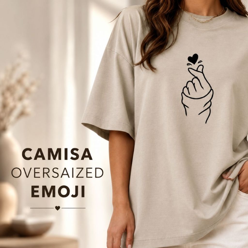 Camiseta Oversized Feminina 100% Algodão Estampa Casual Premium