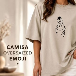 Camiseta Oversized Feminina 100% Algodão Estampa Casual Premium