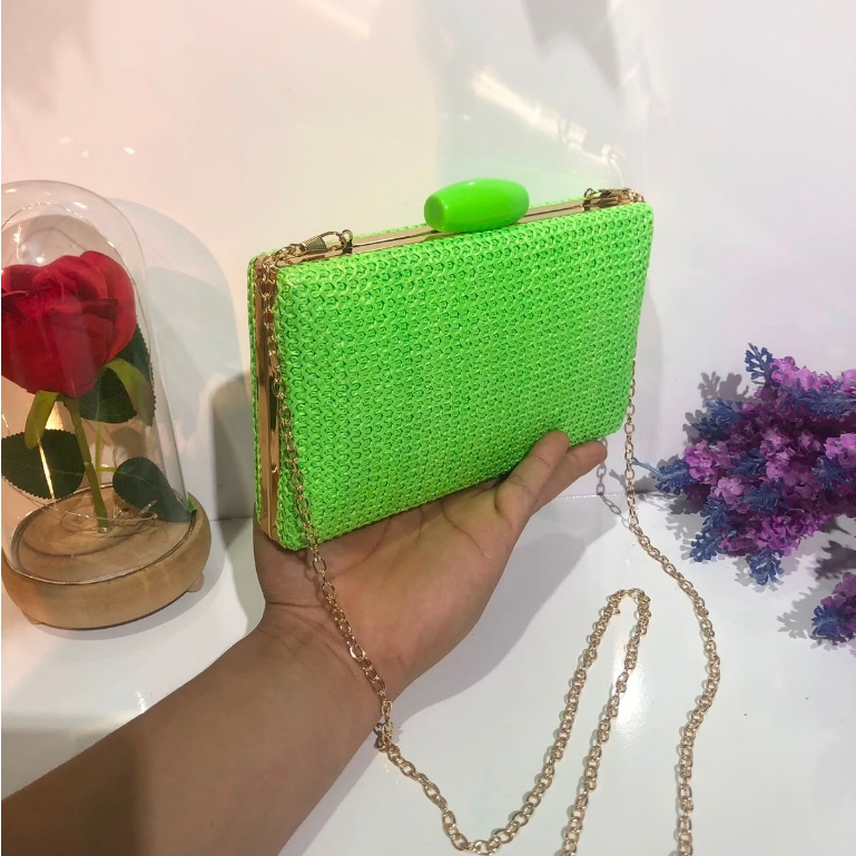 Promoção Bolsa Tiracolo / Carteira Feminina Com Glitter Para Festa / Banquete / Casamento (Poucas peças ou Peça única)
