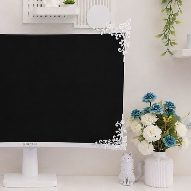 Decoração | moldura para monitor Setup kwai fofo