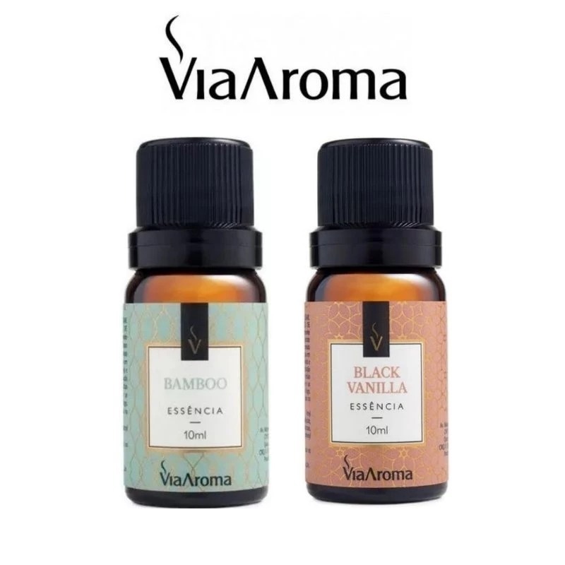 Imagem Essências Via Aroma Para Aromatizador de Ambiente Aromaterapia 10ml - Escolha 1, 2 ou 3 unidades