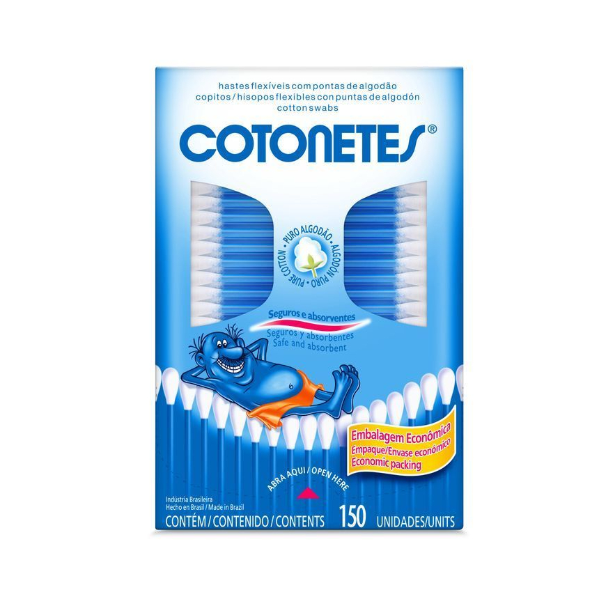Hastes Flexíveis COTONETES® 150 unidades