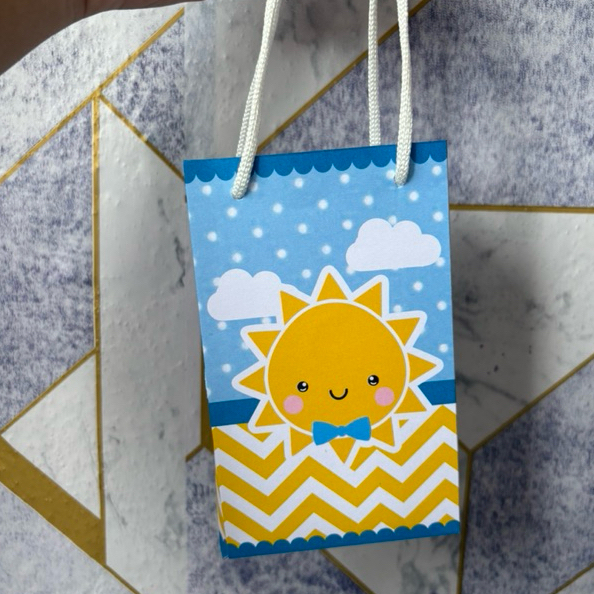 ENVIO RAPIDO 10~30 Sacolinha Surpresa Personalizada Raio de Sol Lembrancinhas Festa infantil Aniversário