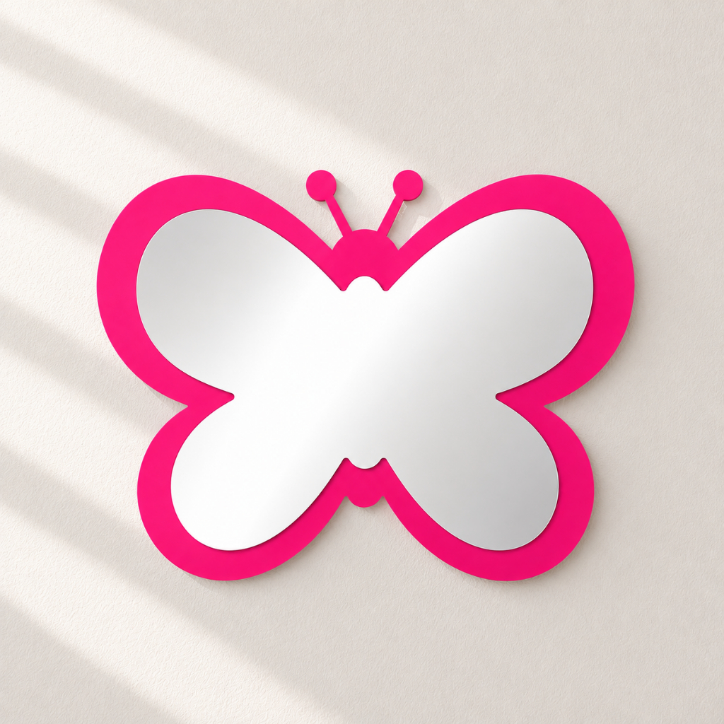 Espelho Decorativo Borboleta para Quarto Infantil – Encanto e Magia