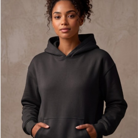 Blusa De Moletom  Casaco Feminino Flanelado Sem Estampa Algodão ENVIO DIRETO CHEGA HOJE Moletom Canguru