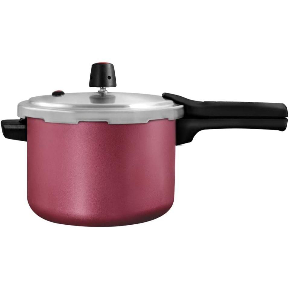Panela De Pressão Panelux 4.5l Fechamento Externo Cor Cereja