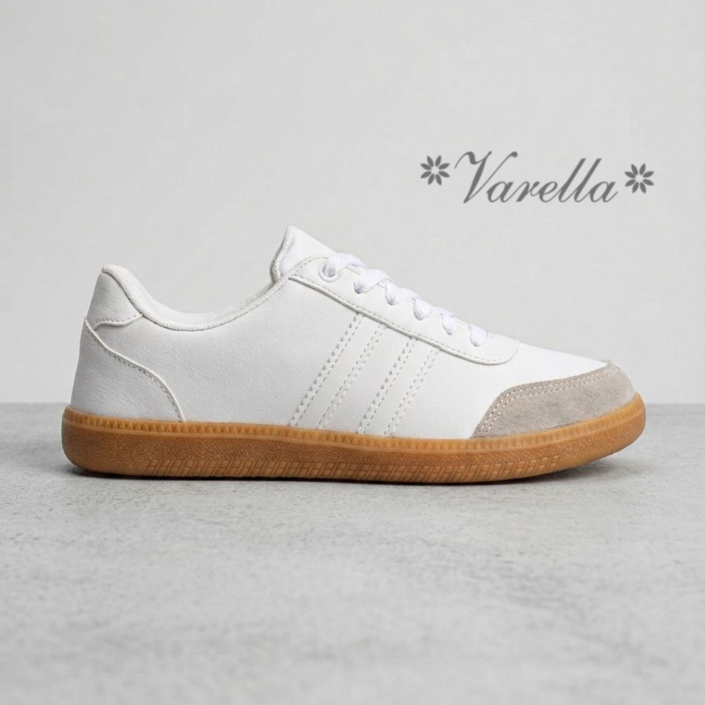 Tênis Feminino Casual Samb Flat Form Ajuste Cadarço Dia a Dia Promoção