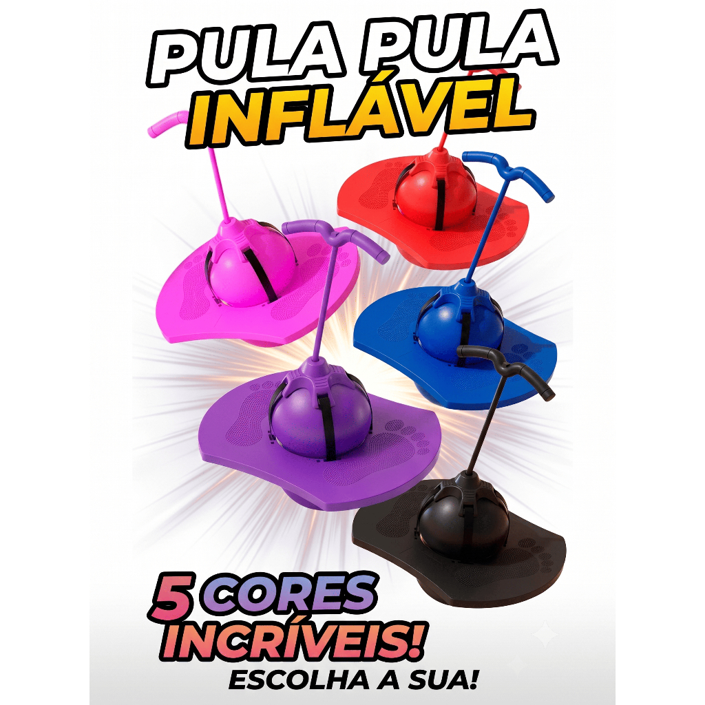 Pula Pula Pogobol Com Alça bola saltitante upa upa  presente