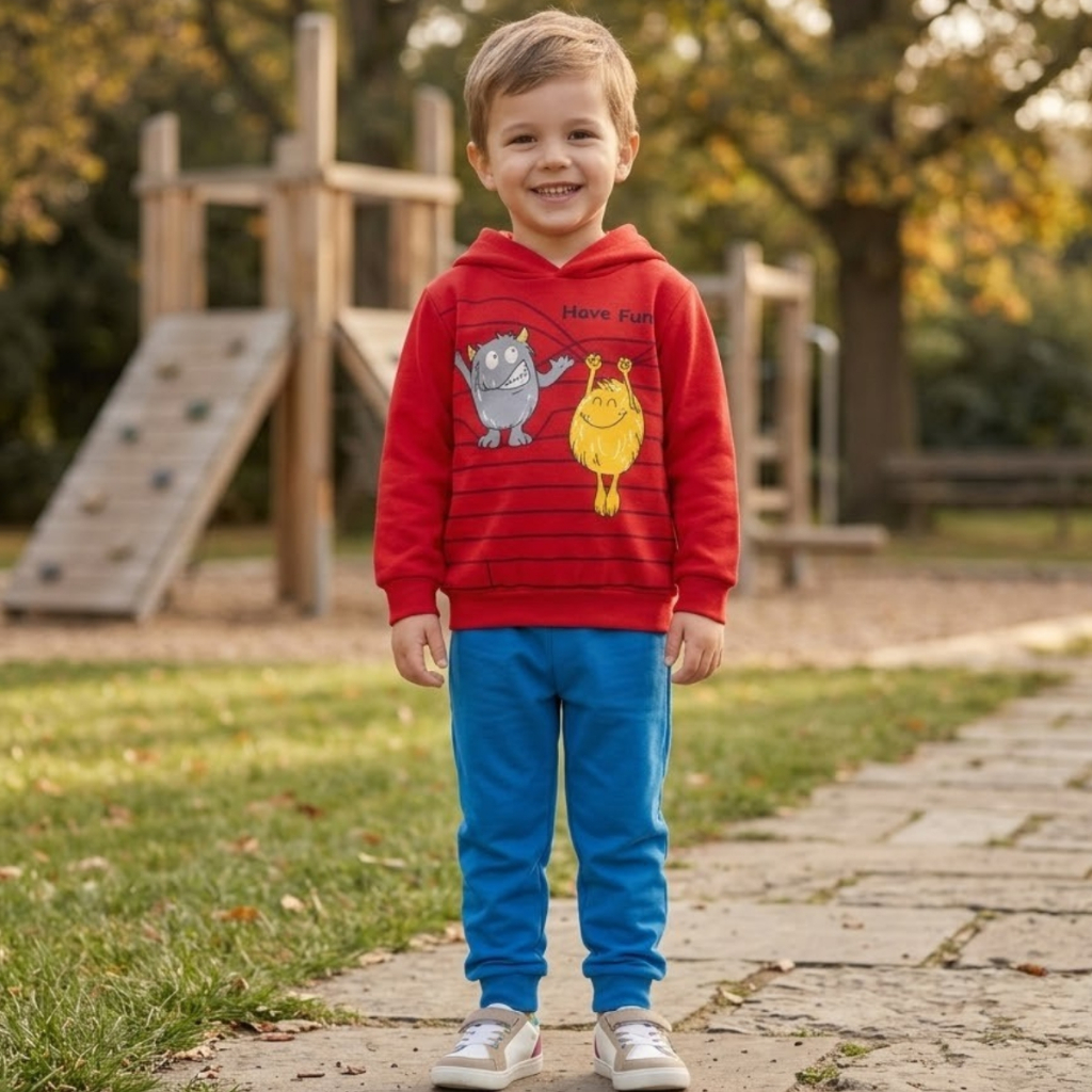 Conjunto Moletom Infantil Menino Kit 3 Calça + 3 Blusa Frio Inverno 6 Peças Flanelado Algodão 1 ao 8