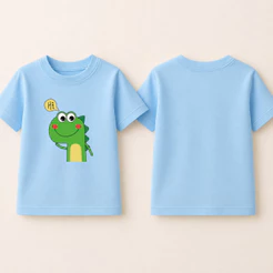 Camiseta Infantil Dinossauro Fofo Menino Menina Estampada Roupa Infantil Verão